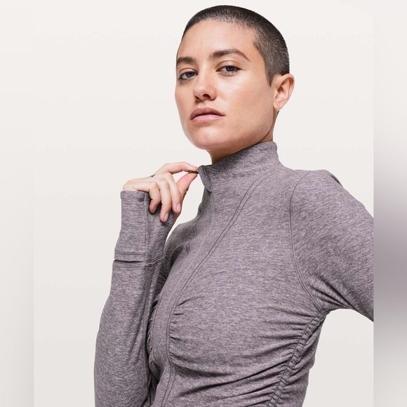 Lululemon Cypress Kiss 1/2 Zip
Heathered Lunar Rock long sleeve - Picture 3 of 8